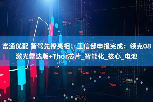 富通优配 智驾先锋亮相！工信部申报完成：领克08激光雷达版+Thor芯片_智能化_核心_电池